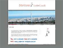 Tablet Screenshot of dxb-law.com